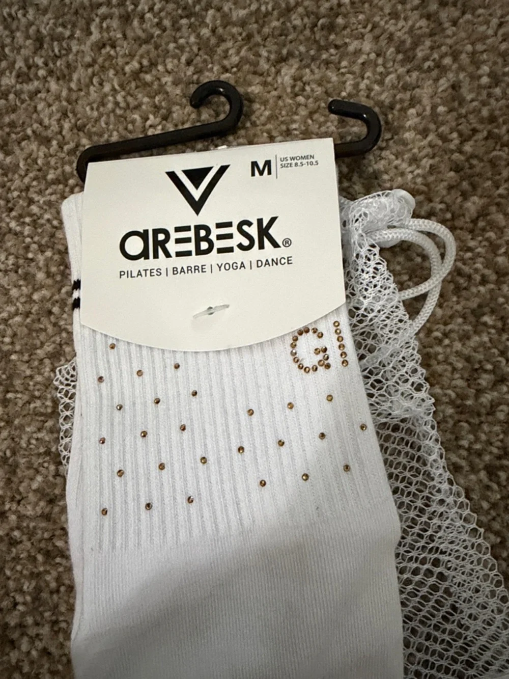 Arebesk Crew Grip “Birthday Girl” Socks - M